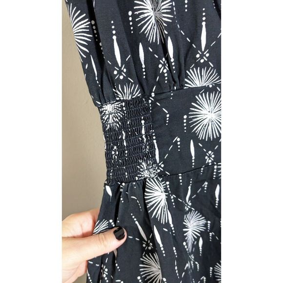 Size Small Nooworks Fireworks Black And White Burst Print Dress Retired Rare - Picture 11 of 14